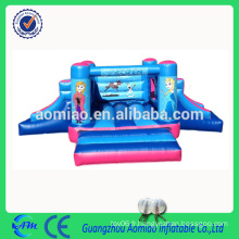 Château gonflable de sauvetage château gonflable de PVC de 0,5 mm à bouncy avec toboggan